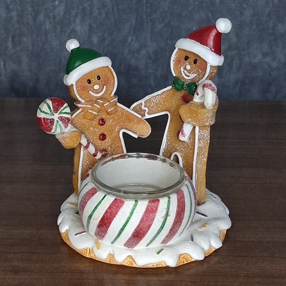 Yankee Candle Gingerbread Man Christmas Candle Holder